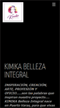 Mobile Screenshot of kimika.cl