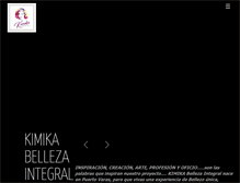 Tablet Screenshot of kimika.cl